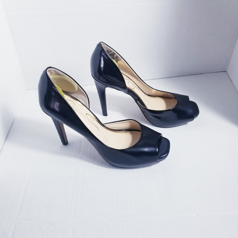 JESSICA SIMPSON BLACK HIGH HEELS SIZE 6